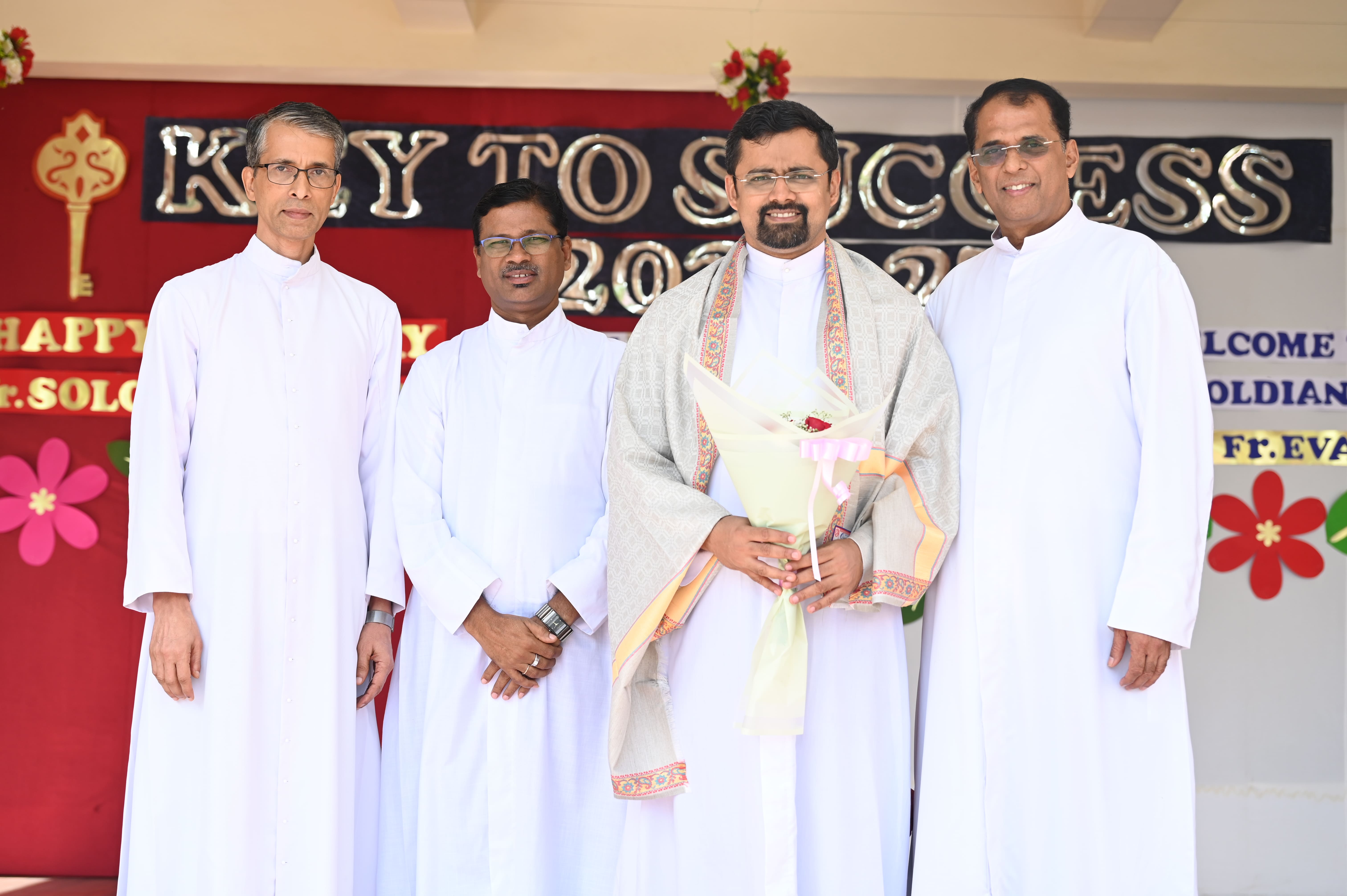 Farewell to Fr. Solomon & Welcome to Fr. Evan Gomes as a Treasurer